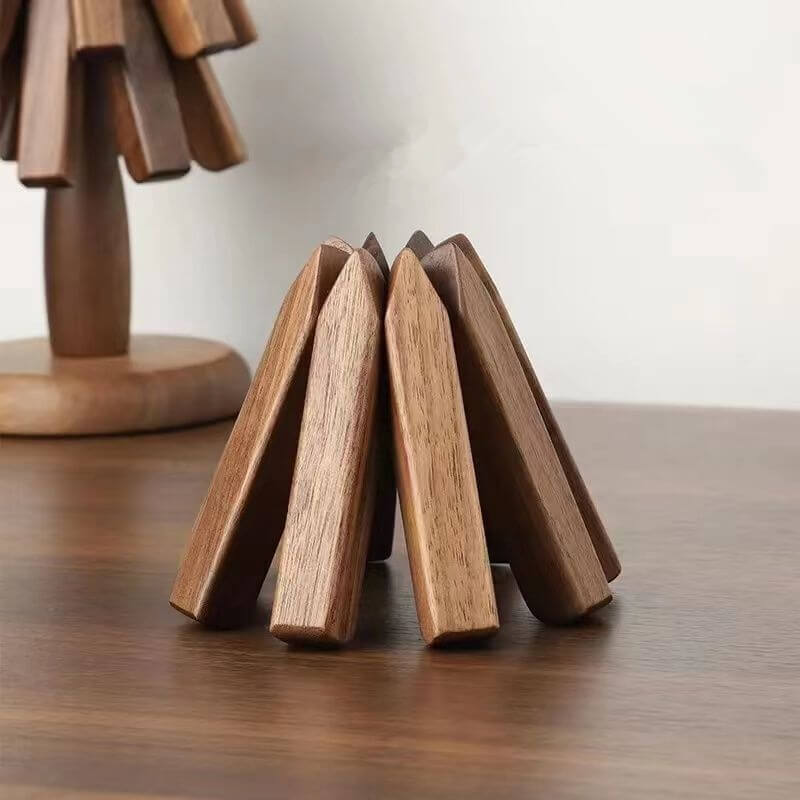 Elegancia en Madera Nogal (UNA UNIDAD DE 3 PROTECTORES + OTRA DE REGALO)