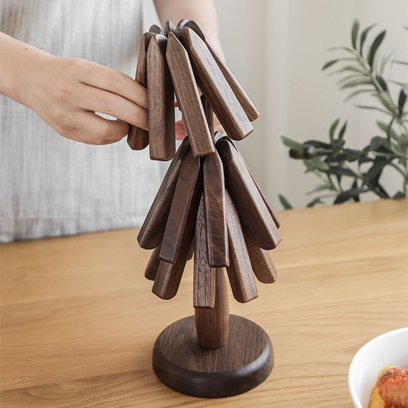 Elegancia en Madera Nogal (UNA UNIDAD DE 3 PROTECTORES + OTRA DE REGALO)
