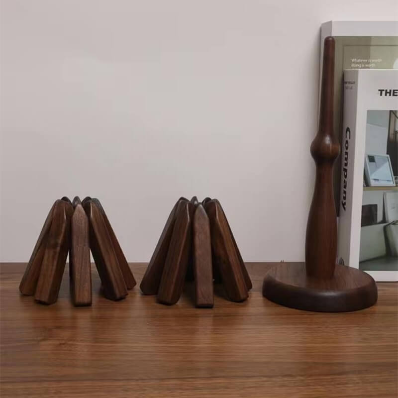 Elegancia en Madera Nogal (UNA UNIDAD DE 3 PROTECTORES + OTRA DE REGALO)