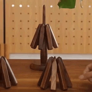 Elegancia en Madera Nogal (UNA UNIDAD DE 3 PROTECTORES + OTRA DE REGALO)